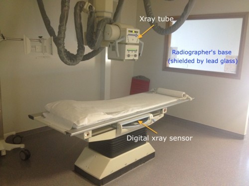 One of our standard digital radiography rooms.