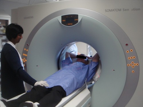 Siemens 64-slice CT scanner at SVUH.